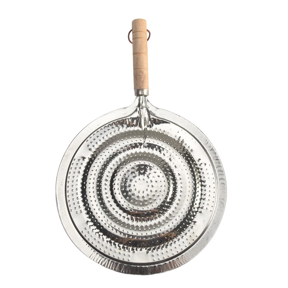 21cm Kitchen Utensils For Gas/Electric/Induction Cooker Heat Diffuser Wooden Handle Cook Ring Metal Household Supply Stove Pan