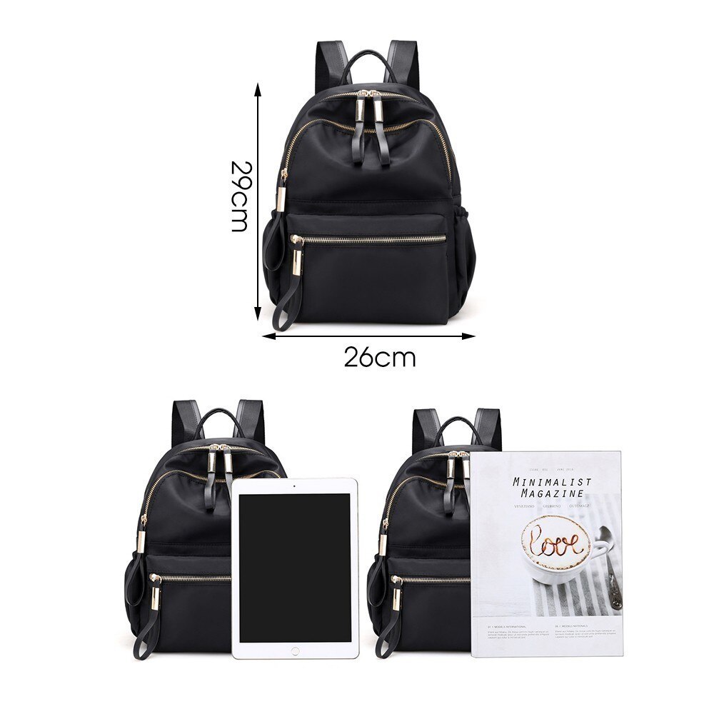 Herald Backpack Women Leisure Back Pack Korean Ladies Knapsack Casual Travel Bags for School Teenage Girls Bagpack