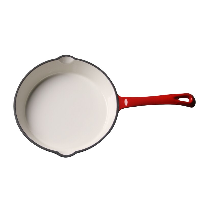 Enamel cast iron pan. Enamel frying pan. No coating, no sticking.