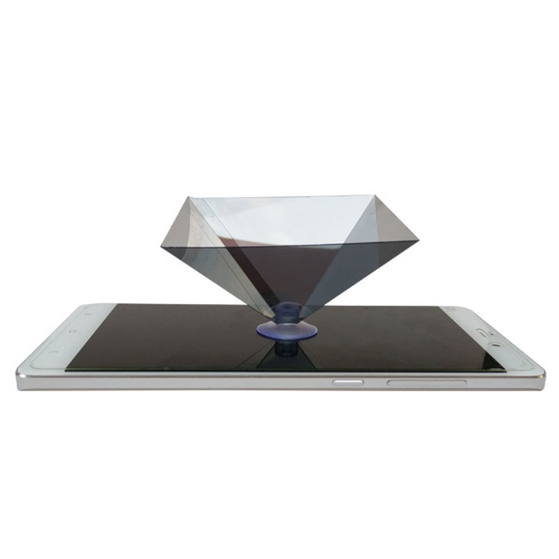 3D holograma pirámide pantalla proyector vídeo soporte Universal para teléfono móvil inteligente JLRL88