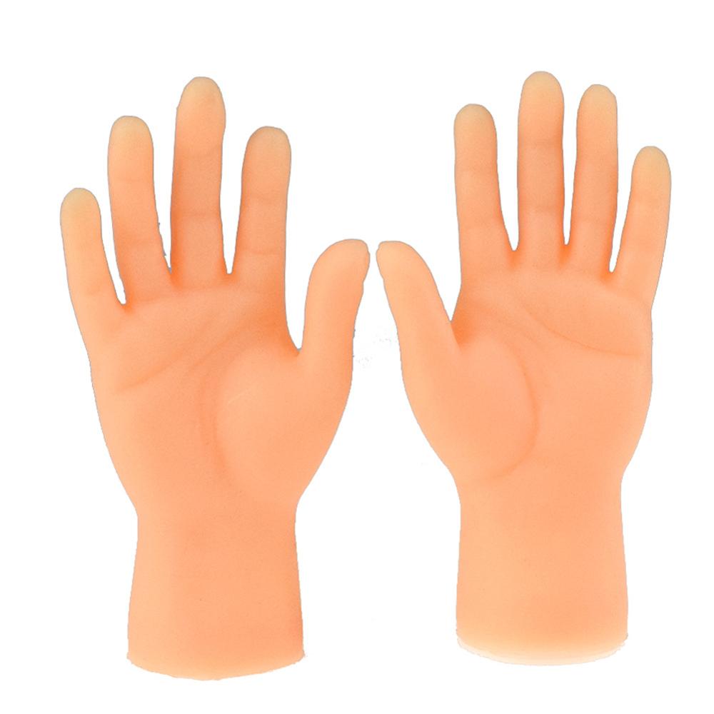 Nieuwigheid grappige vijf vingers open handpalmen en vingers set speelgoed rond het kleine handmodel halloween speelgoed