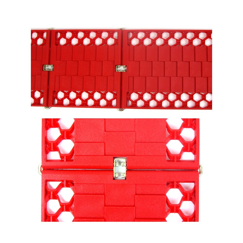 2pcs Universal Car wheel Anti-skid plate Non-Slip Mats Winter Roads Instant Traction Tire Grip Set Snow Mud Folding Auto Excaper