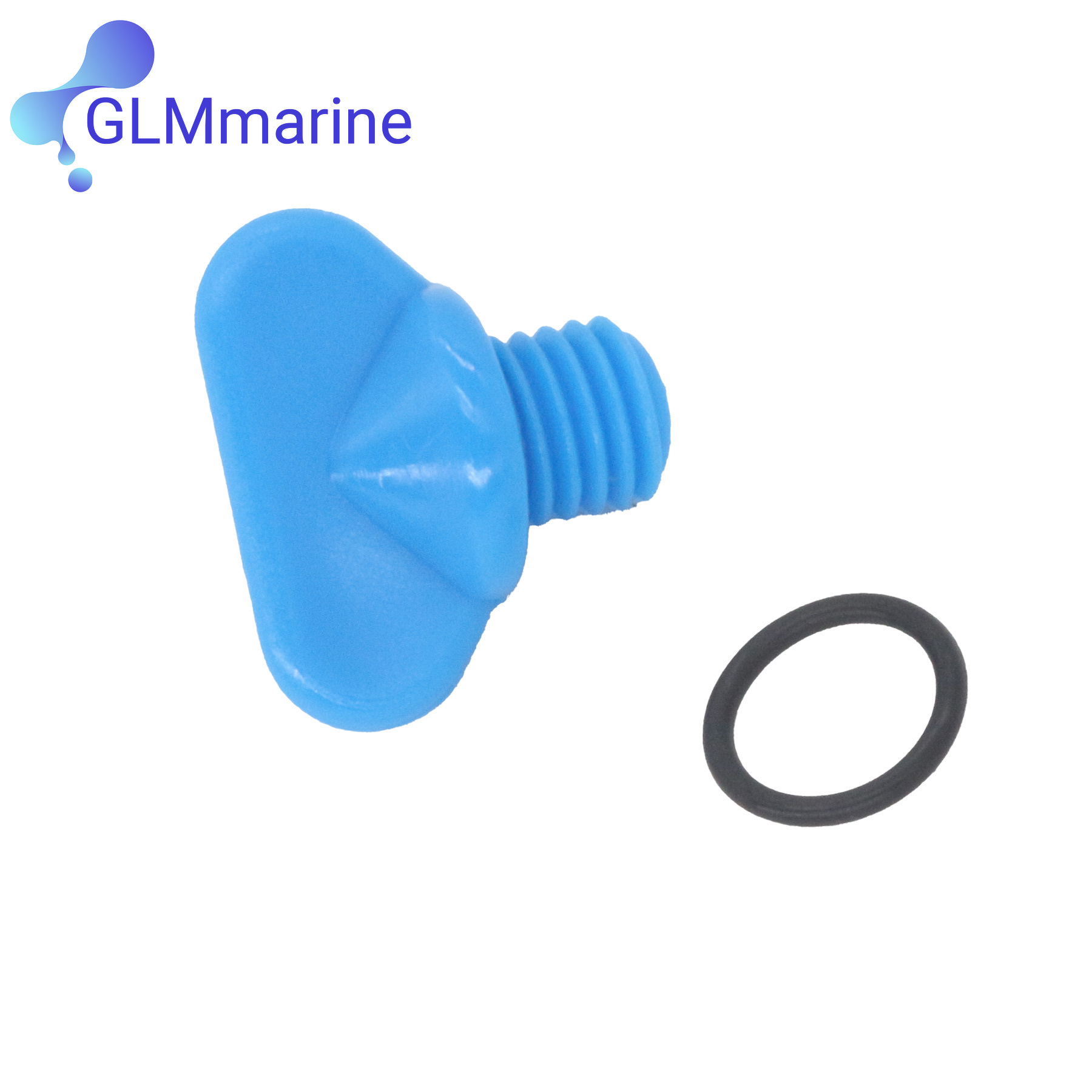 5 Stuks 22-806608a02 5 Pak Uitlaat Spruitstuk Water Afvoer Blauwe Plug Voor Mercruiser 22-806608a1 22-806608a02 8m2000874