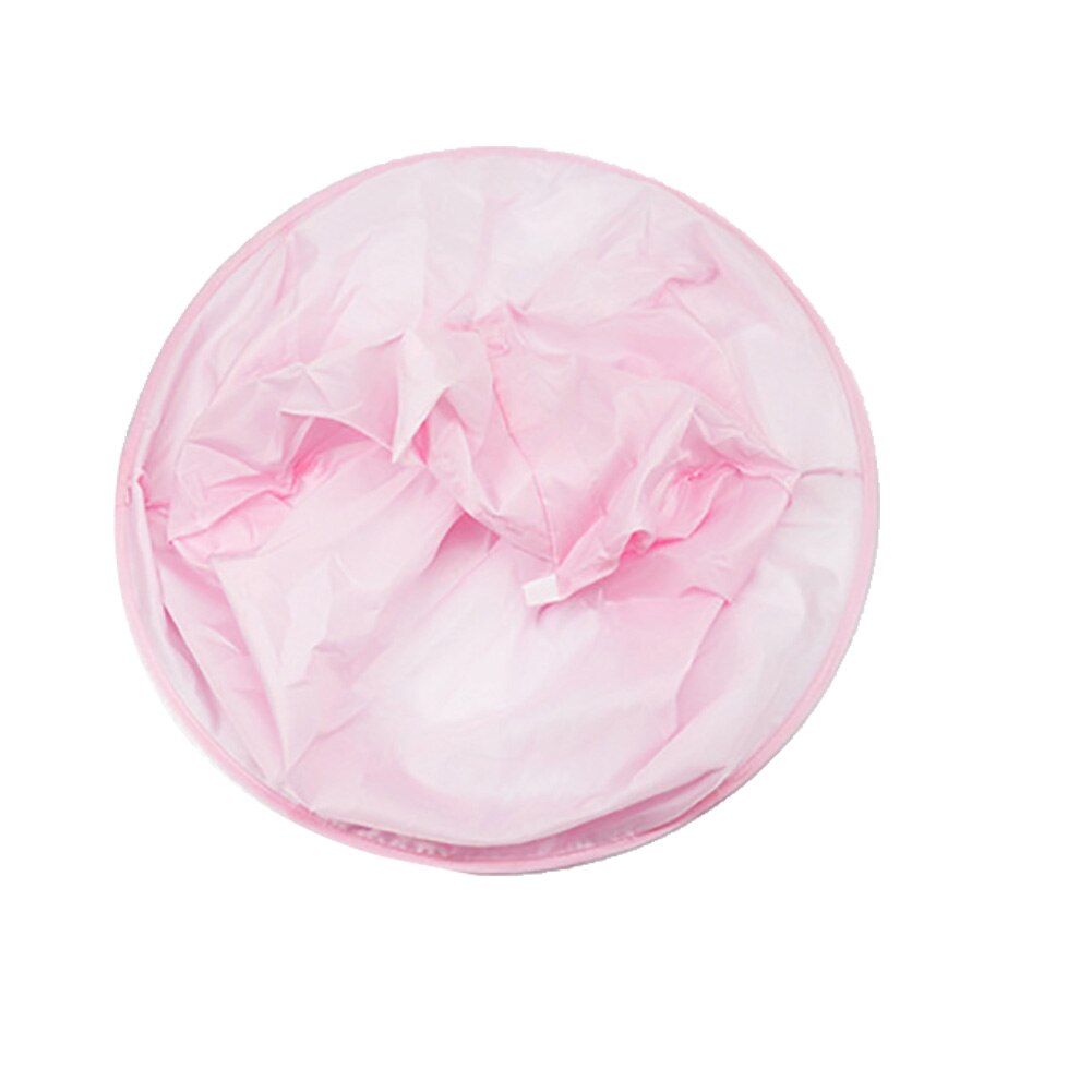 Cape de nettoyage et de coupe de cheveux pour enfants, tablier pliable pour Salon de coiffure: Rose