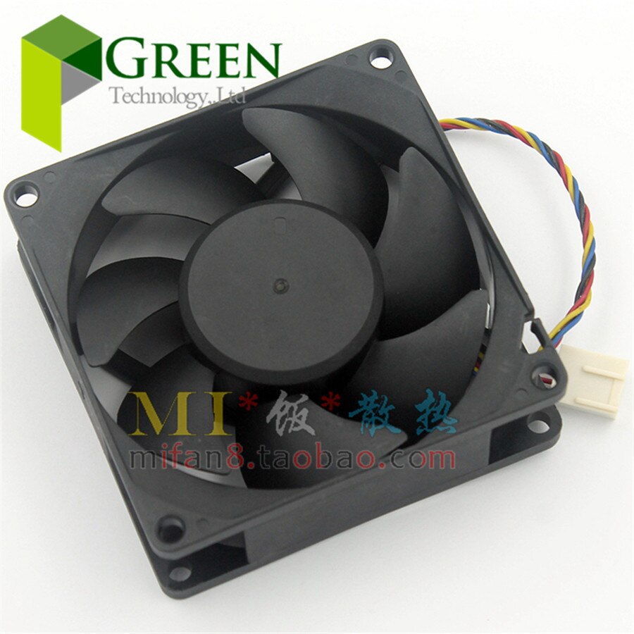 The Original Cooler Master FA08025M12LPA 8025 80MM 8cm Computer Case CPU Cooling Fan 12V 0.45A Fan with PWM 4pin