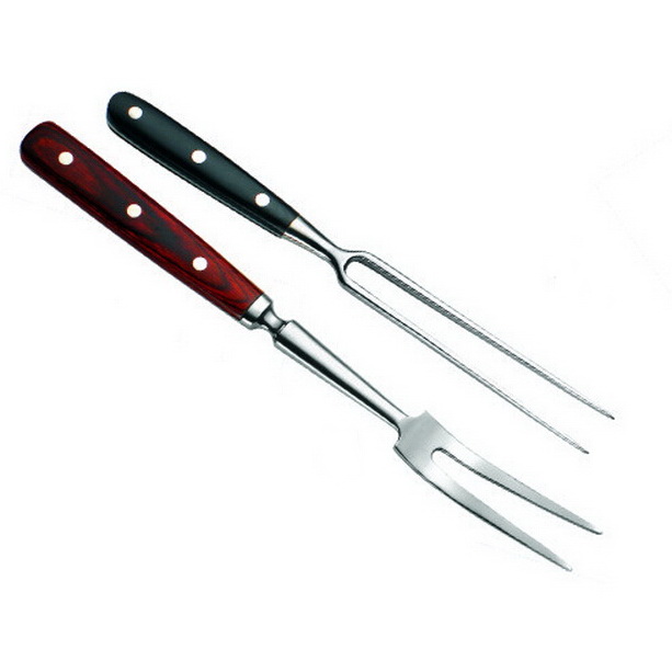 Teppanyaki Vlees Roosteren Vork Roestvrij Staal Steak Barbecue Gereedschap Grote Barbecue Vork