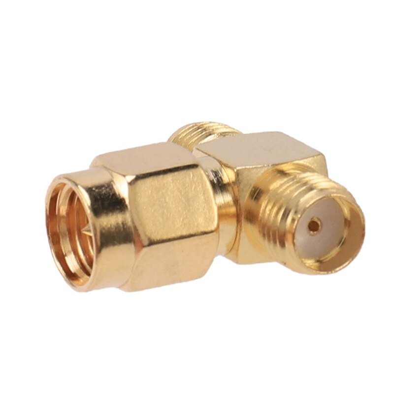 3X SMA Male to Two SMA Female Triple T RF Adapter Connector 3 Way Splitter