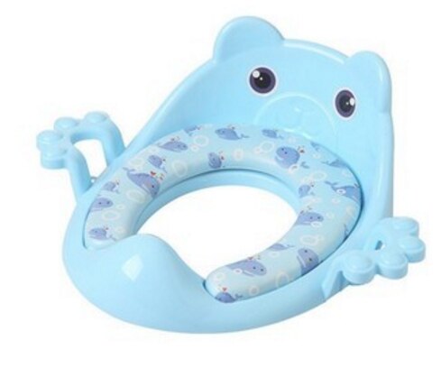 Cheap baby potty seat toilet seat ring children portable toilet seat auxiliary soft toilet cover: Yellow