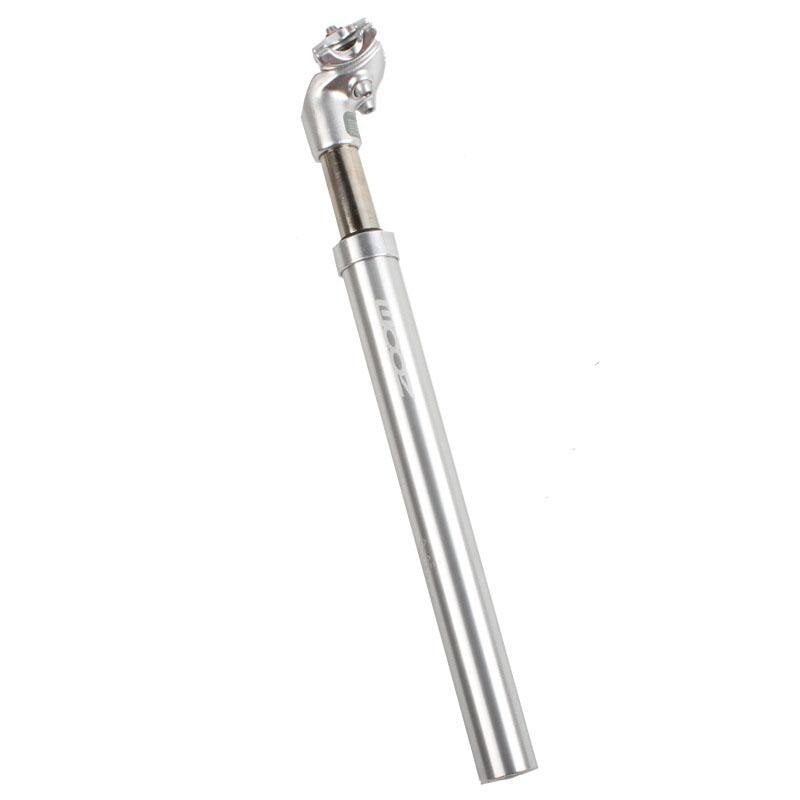 Tubo de asiento para bicicleta de montaña, poste de asiento de bicicleta de 27,2/31,6mm x 350mm, absorción de impacto de aluminio:  27point2 Silver