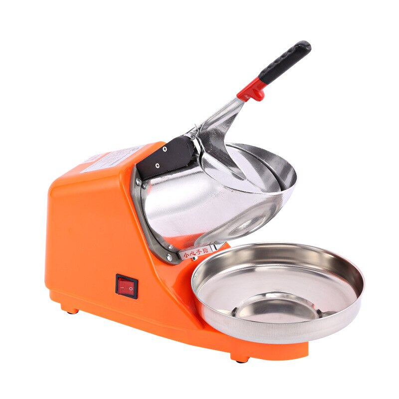 380W Electric Ice Crusher Shaver Machine Snow Cone Maker Shaved Ice DIY(220V): Gold