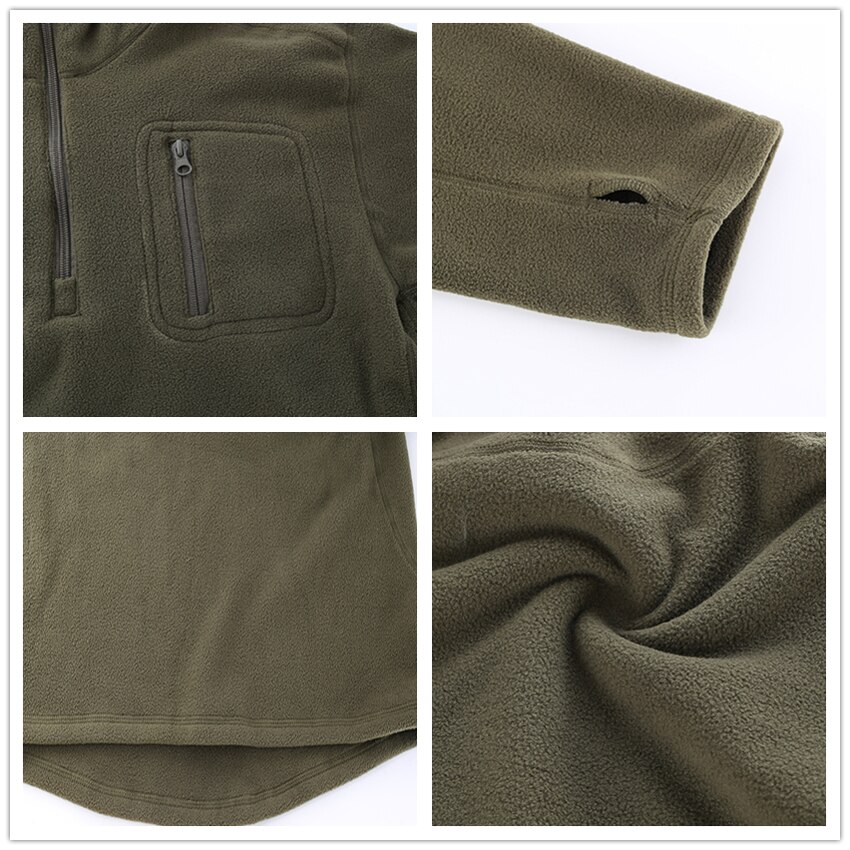 ESDY Men's Fleece Jackets Outdoor Sports Windproof Coat Thermal Man Climbing Hiking Camping Riding Trainning Male Clothing VA716