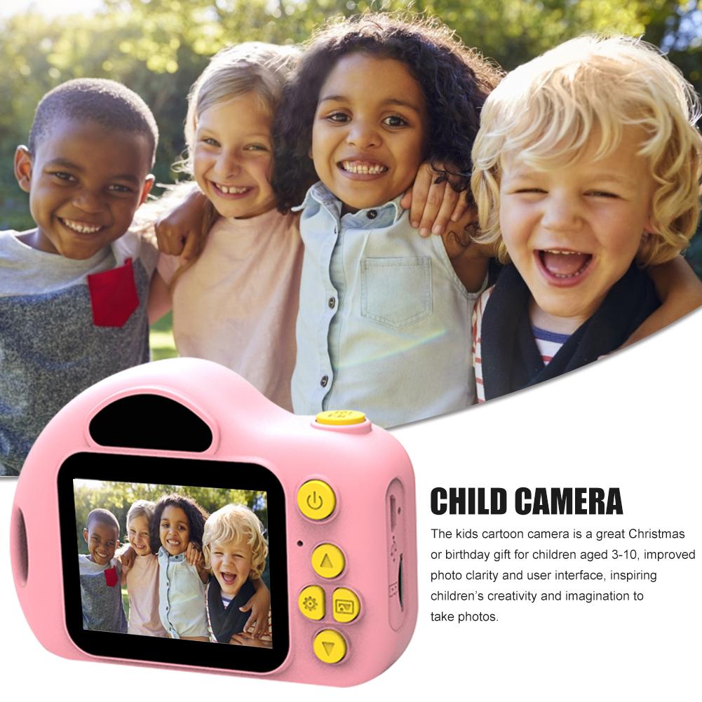 32GB Kids Digital Camera Portable Cartoon Mini Camera Sport Video Recorder Birthday For Children Camcorder With Card Reader