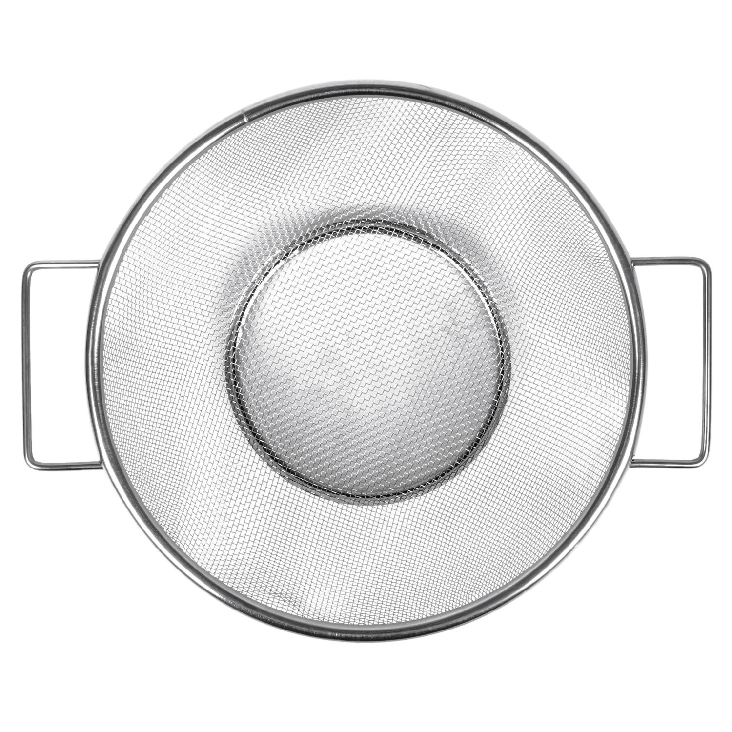 Stainless Steel Fine Mesh Strainer Bowl Drainer Vegetable Sieve Colander Sifter