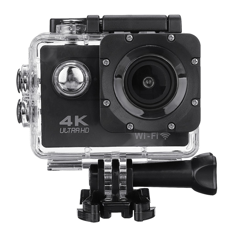4K Action Camera With Ultra HD 1080p Screen Underwater 30m Waterproof Sport Camera Go Extreme Pro Cam Video Camcorder: Black / full version