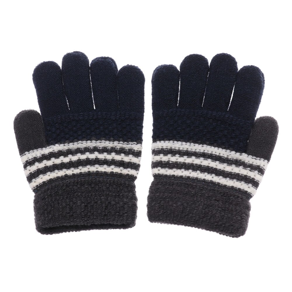 Nuevos guantes para niños bebés niñas Color caramelo estrella Casual guantes invierno cálido manoplas de punto guantes encantadores de dibujos animados: 5