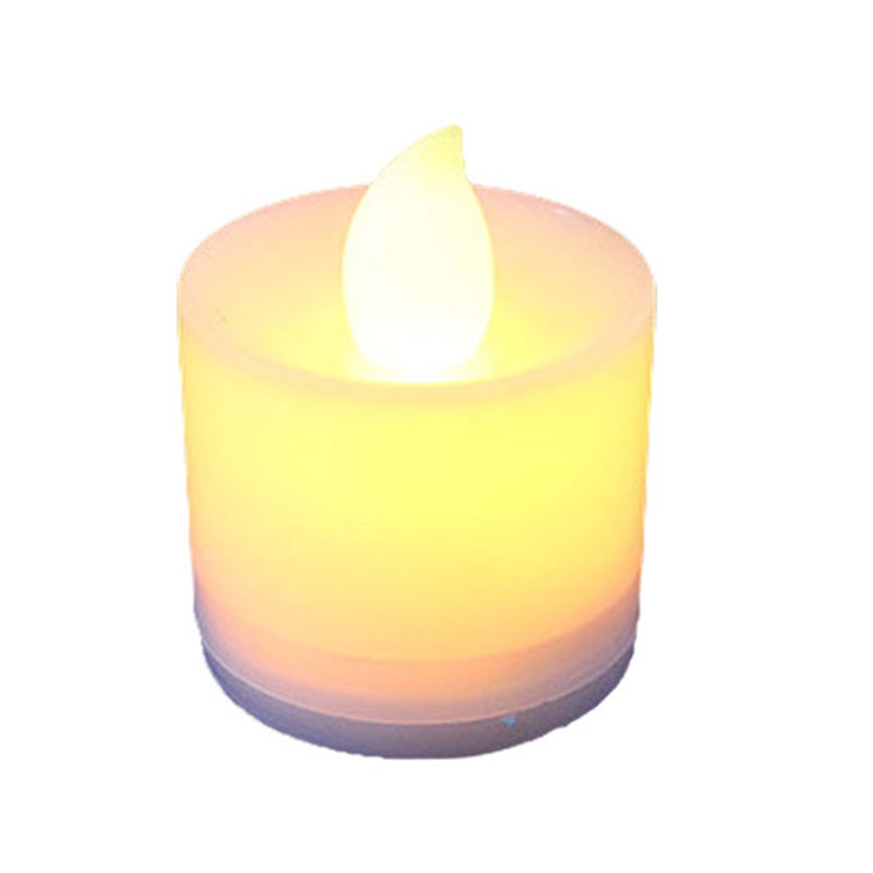 Velas de luz LED con forma de vela pequeña sin llama para Halloween, lámpara de vela, vela para decoración de jardín, Festival, decoración de boda, bricolaje, PI6