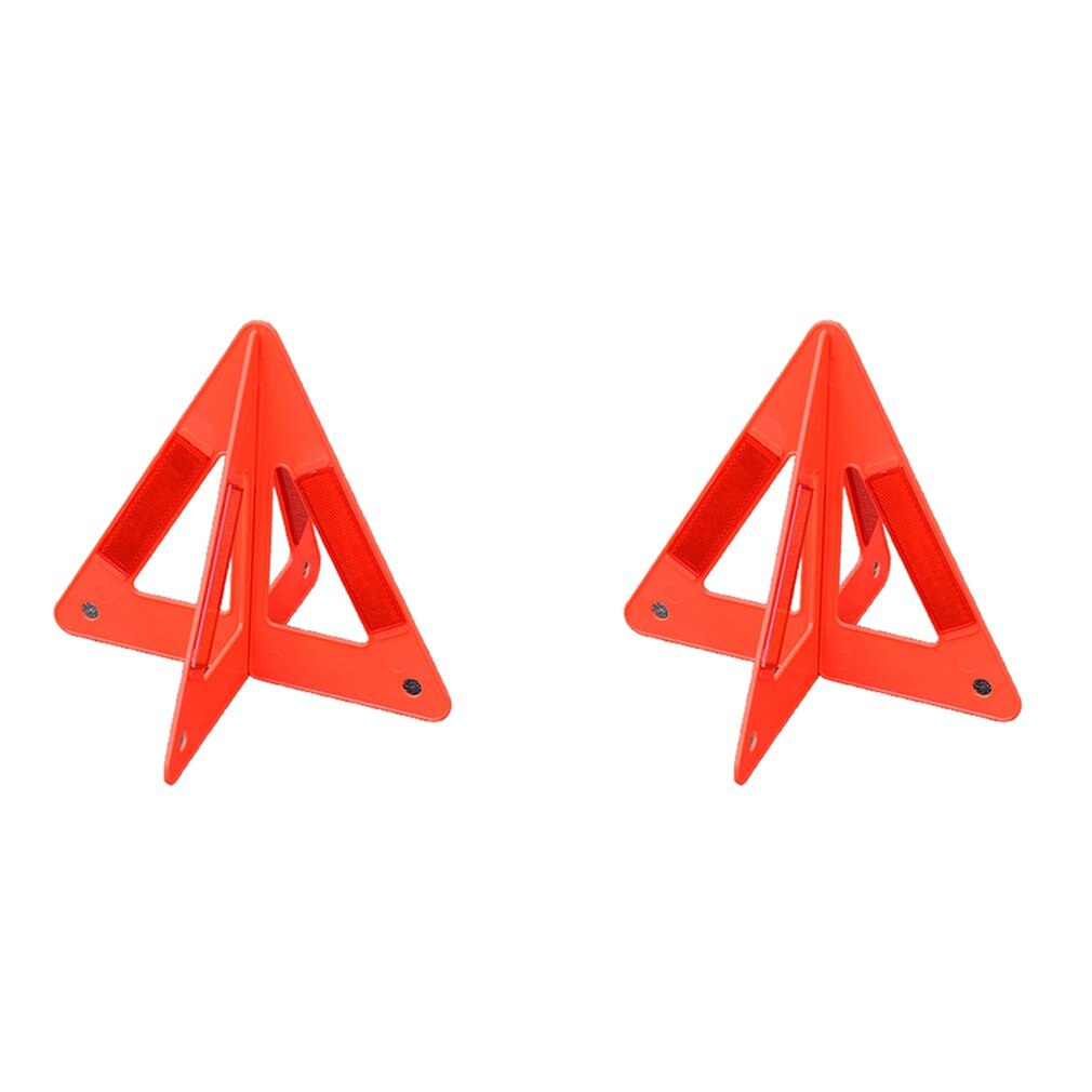 Car Hazard Reflective Warning Sign Foldable Triangular Car Breakdown Emergency Reflector Foldable Reflective Portable