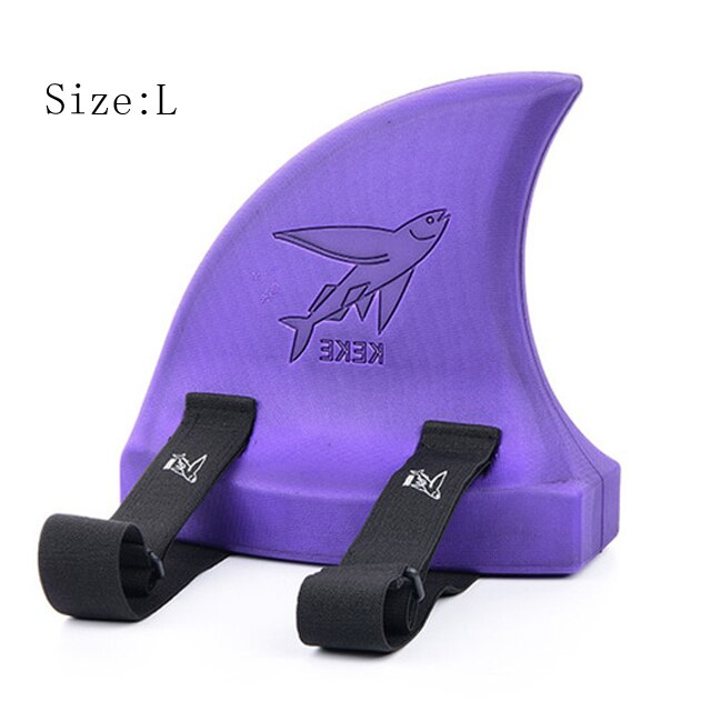 Aletas de natación EVA para niños y adultos, flotantes, flotantes para la piscina, ayuda para nadar, deportes acuáticos: purple L