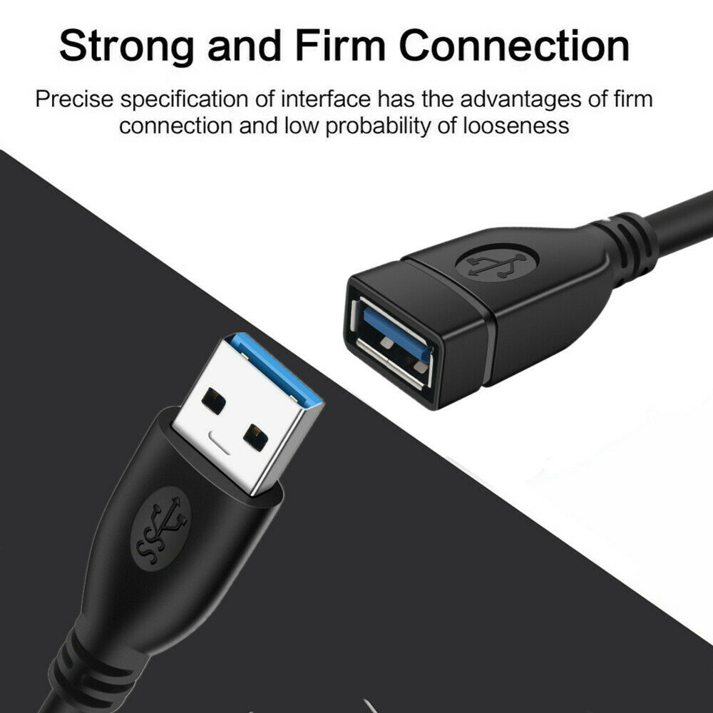 UGI USB Extension Cable USB 3.0 2.0 cable for Smart TV PS4 Mobile Phones Speed Data Male to Female Wire 0.5m 1m 1.5m 3m 5m