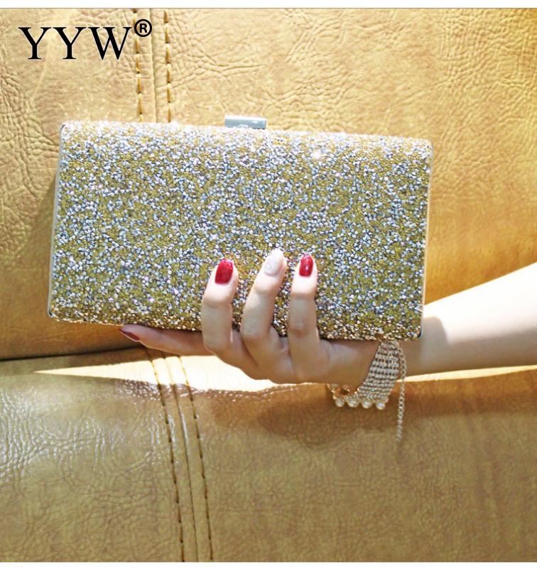 Pochette en strass pour femmes, sac à main de luxe Gillter de soirée, pochette en diamant, portefeuille de jour de mariage