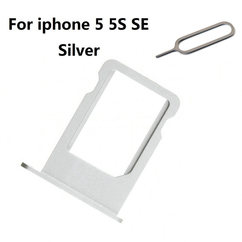 Neuer SIM-Kartenfach-Slot-Halfter + Auswurfstift für iPhone 3, 3GS, 4, 4S, 5, 5S, SE 5C