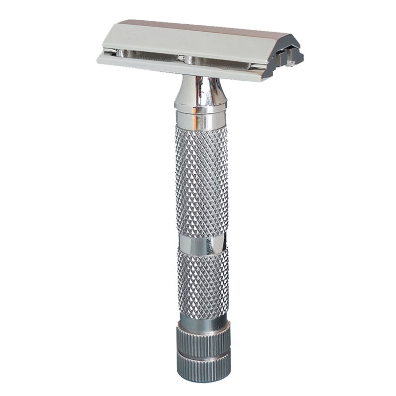 Dscosmetic S9 parallel head 316L stainless steel double edge safety razor