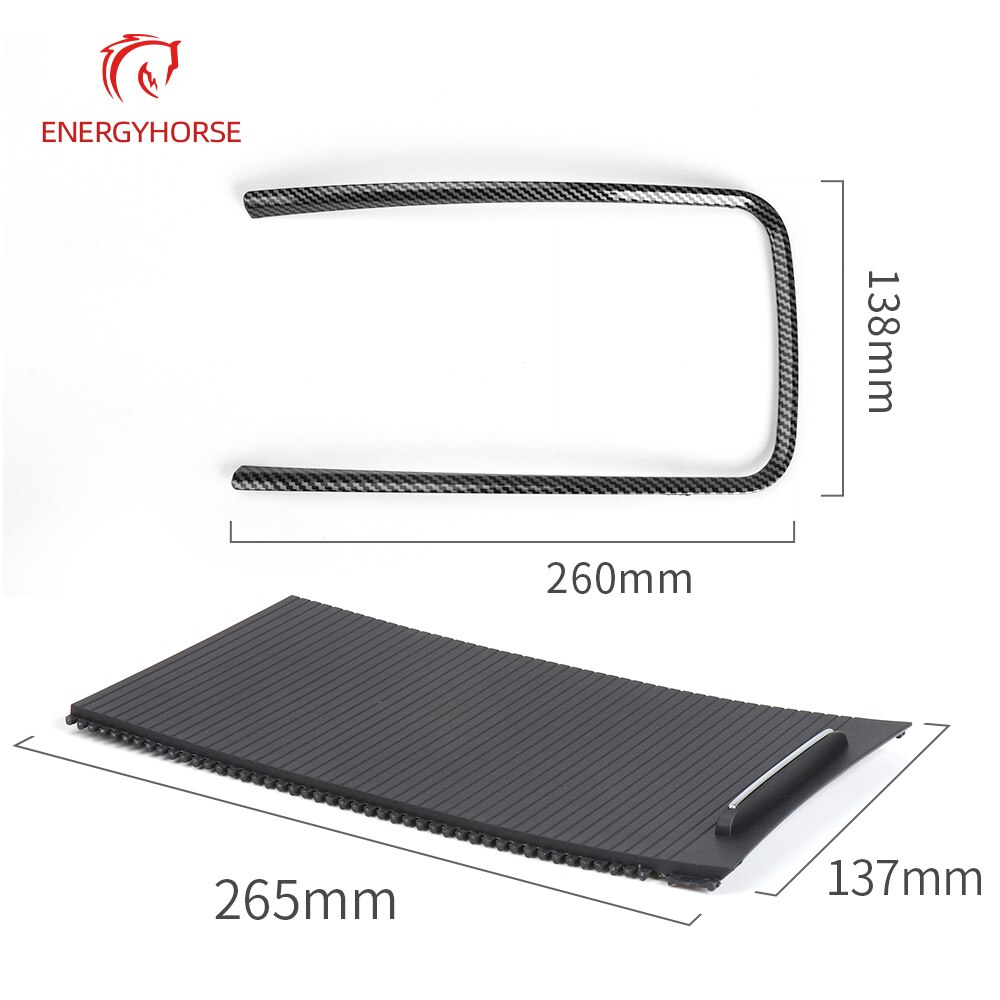 Persiana deslizante para coche Buick Lacrosse, Soporte para vasos, cubierta de persiana enrollable, caja de almacenamiento con reposabrazos, anillo embellecedor Chapado en tira,