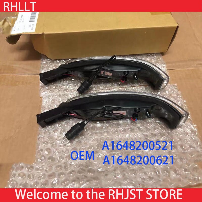 Original reverse mirror steering signal indicator light for Mercedes ML350 ML500 ML320 GL450 GL550 OEM 1648200521 1648200621