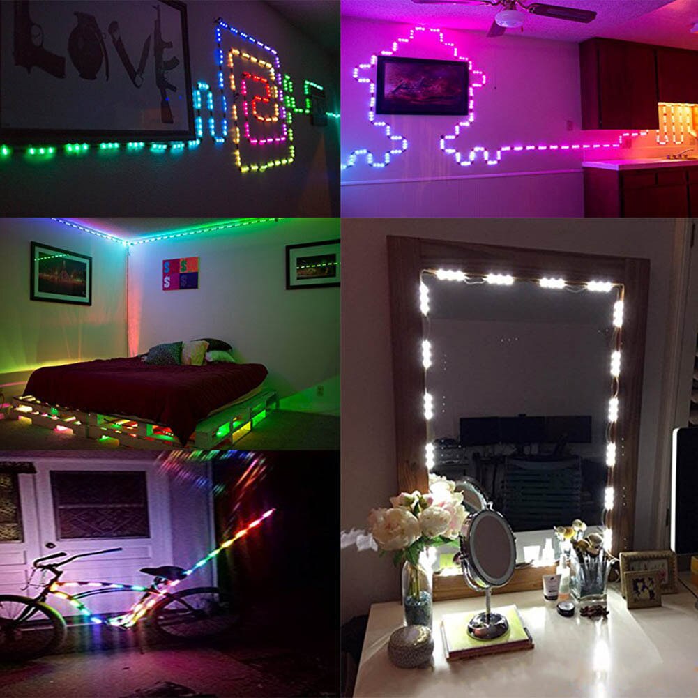 Smd 5050 rgb led-lichtstrip 3 led's reclame commerciële module achtergrondverlichting decor waterdichte lamp voor trap/caravan/tuin