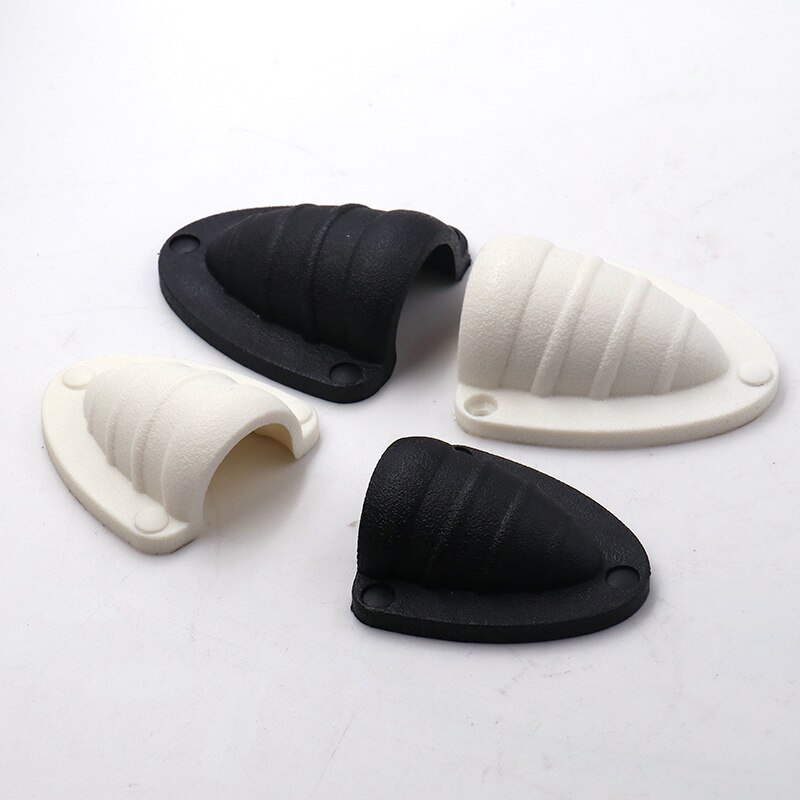 2 stk oceans small clamshell ventil båtuttak marine wire deksel passer for båt plastmateriale