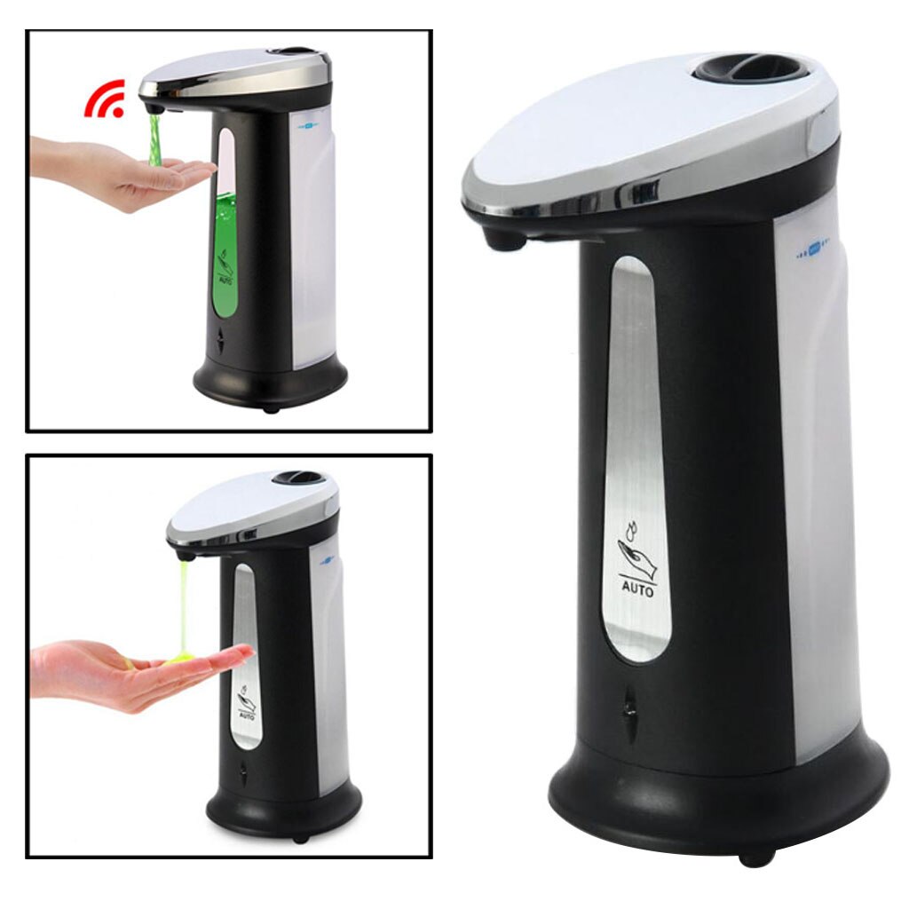 Distributeur automatique de savon électrique sans contact de 400ml, dispositif de distribution de savon à piles, pour salle de bains, maison, hôtel, Restaurant