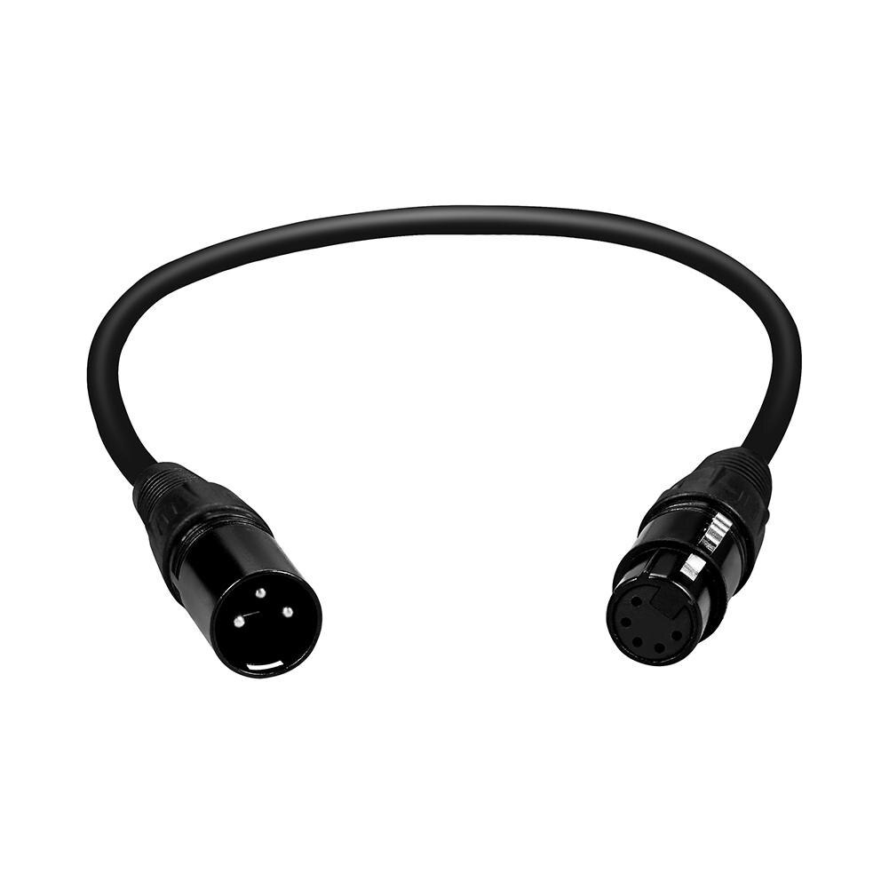 0.5/1/3/2m XLR 3 Stift Stecker auf 5 Stift Weibliche DMX Konverter Adapter Kabel draht Kabel
