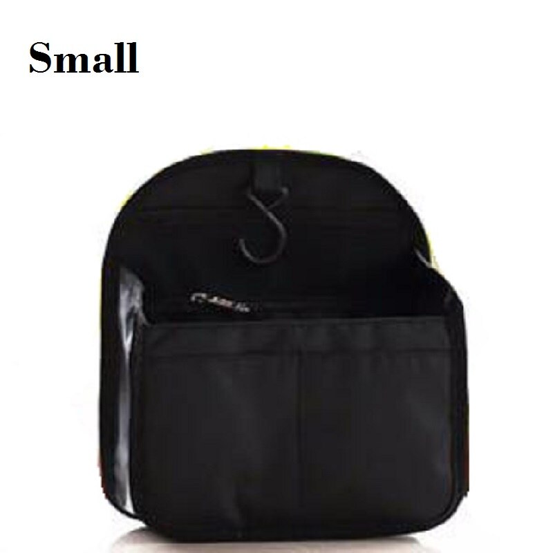 Waterproof Backpack Organizer Insert Ultra-Light Backpack Purse Organizer Bag Organiser Diaper Bag Gadget Organization: Black Small