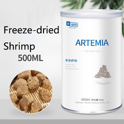 Dw aquarium yee schildpad schildpad reptielenvoer voer sticks korrels gedroogde vis garnalen rode bloedworm meelworm aquarium visvoer: Garnalen invriezen