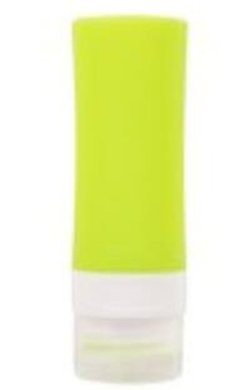 Women Silicone Travel Bottles Cosmetic Shampoo Lotion Container Tube Squeeze Packing Organizer Bag Travel Accessories: Light Green / 60ml