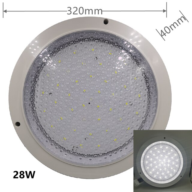 Kitchen LED ceiling Light 15W 20W 24W 28W 165-245V Modern Kitchen Clear Lens Foyer Bath 15 -30 Square meters For Kitchen Light: Burgundy