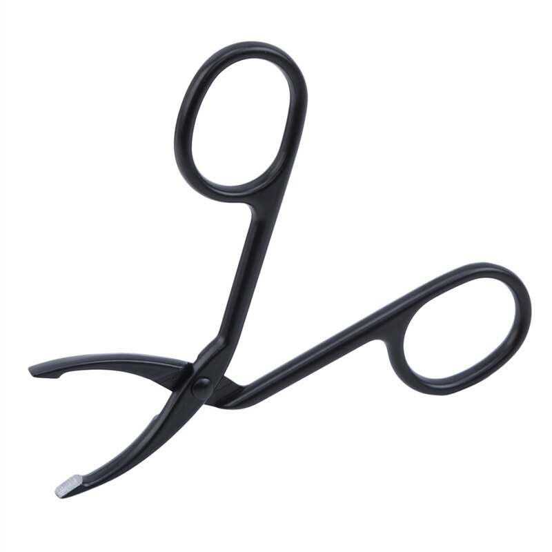 1pc Stainless Steel Eyebrow Tweezer Oblique Pliers Pull Eyebrow Forceps Eyebrow Clip Mustache Pull Beauty Makeup Tools: black