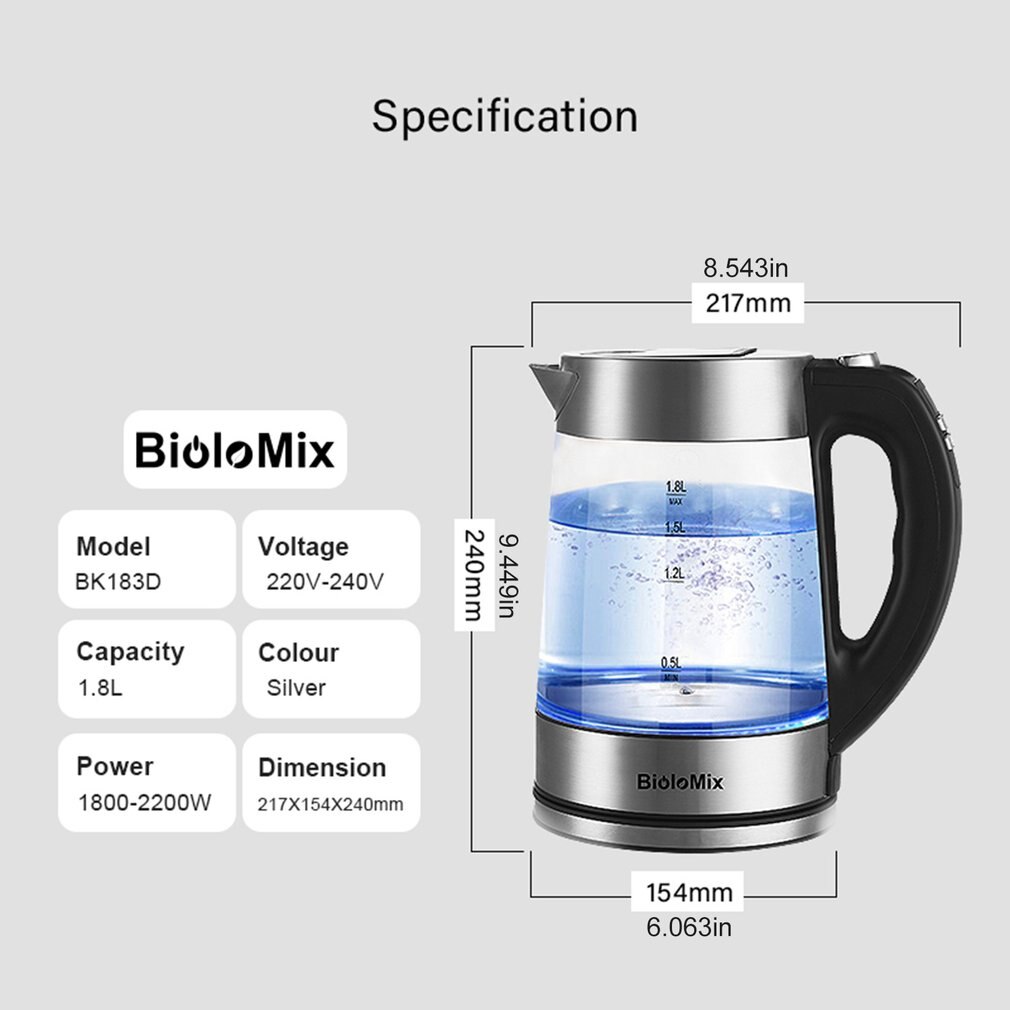 Electric kettle Smart Constant Temperature Control kitchen Water kettle samovar 1.8L Thermal Insulation teapot automatic