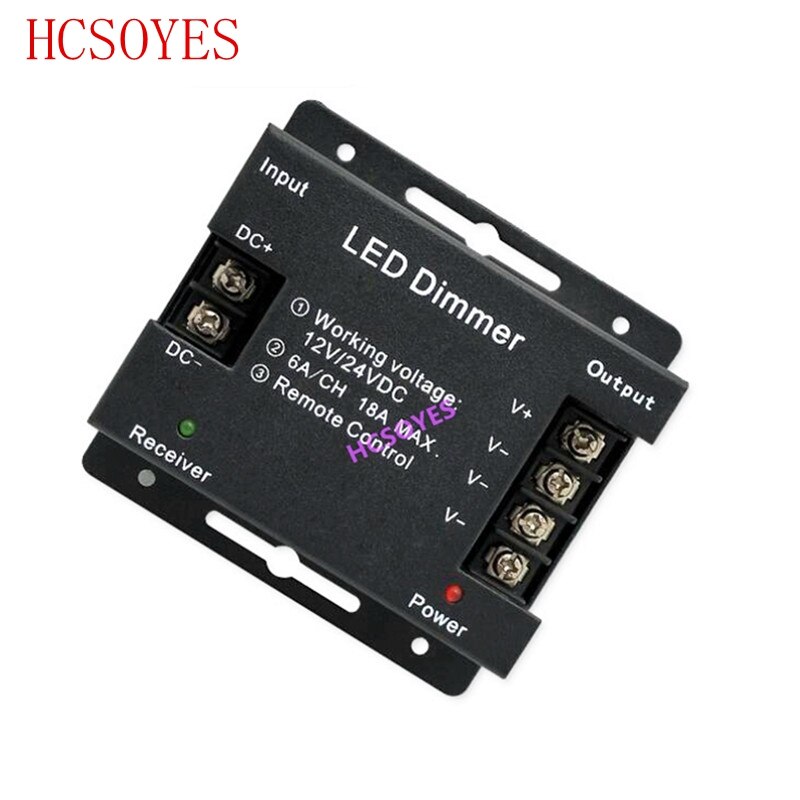 6 nøkkel 8 nøkkel  sp901e spi signalforsterker rf ekstern trådløs rgb-kontroll 18a 30a 216w 360w 720w ledet rgb / enkeltfargebånd  dc5-24v