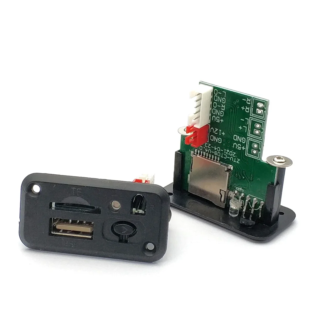 (Zonder Afstandsbediening) 5V 12V Mp3 Wma Decoder Board Car Audio Usb Tf Module Mp3 Speler Versterker Board