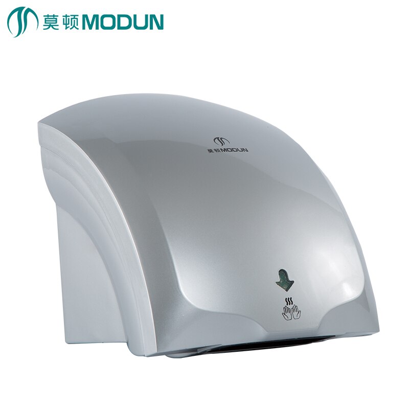 single wall mount hotel toilet bathroom low noise fast dry commercial electric handdryer machine automatic hand dryer: 689 SLIVER / US