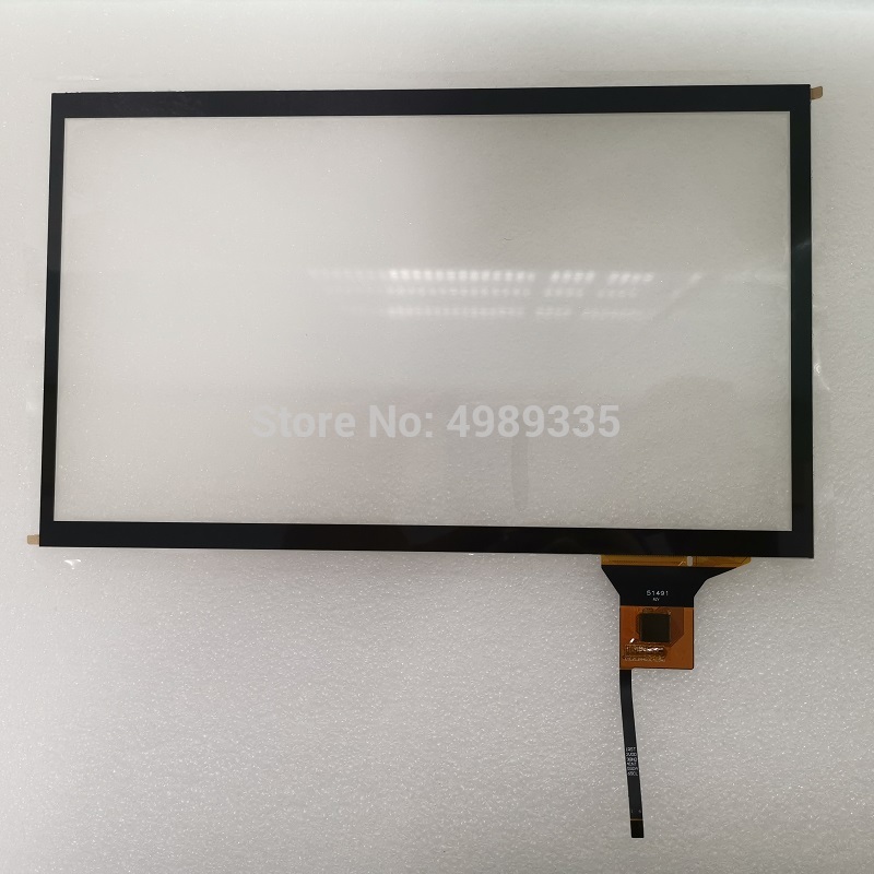 Capacitive touch screen 10.1 inch IIC 6P universal interface touch ratio 16:9 for 1280x720/1024X600/800X480 resolution