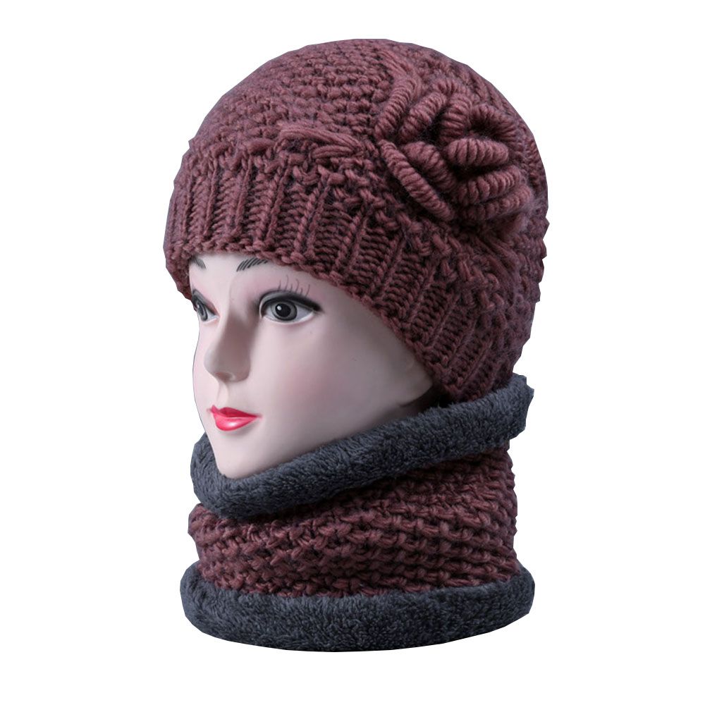 Chapeau épais pour mère, cagoule, bonnet de grand-mère, tricoté en laine, pour femme d&#39;âge moyen