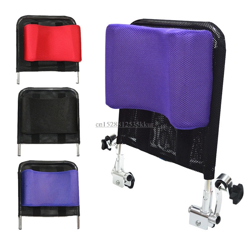Universal- einstellbare rollstuhl kopfstütze erhöaufgehängt rollstuhl zubehör Rollstuhl Nacken Unterstützung Kopfstütze Kopf Hals Rest Pad
