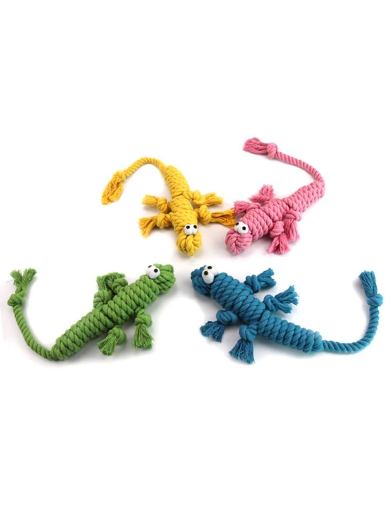 Durable Crocodile Doll Tough Dog Clean Teeth Cotton Rope Chewing Toy Puppy Chew