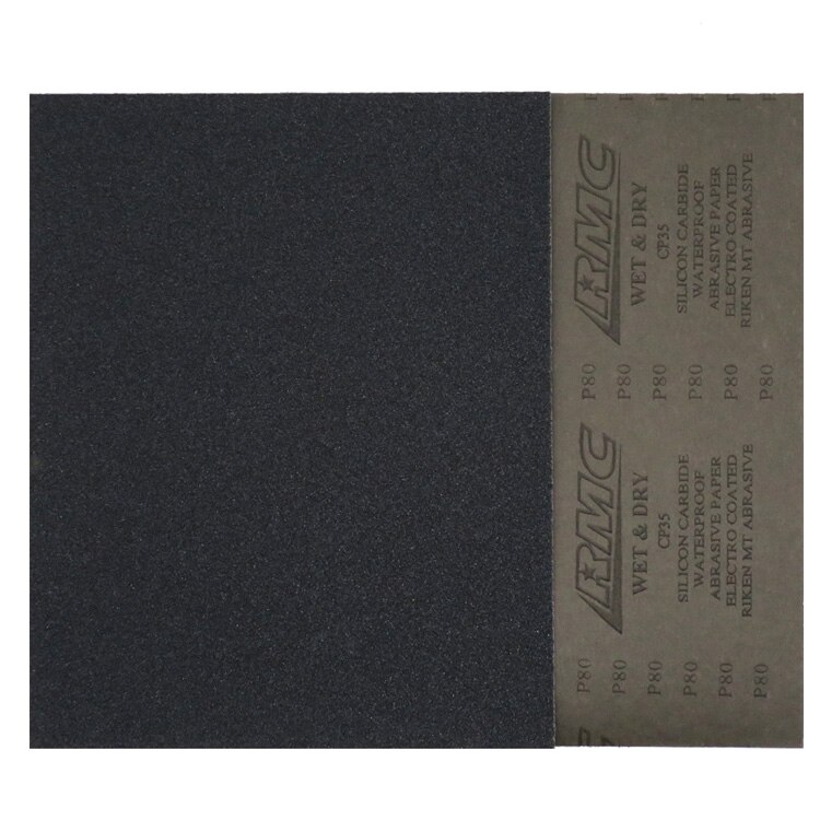 5 ark 9 " x11 " vattentätt sandpapper slipande slipark 60 to 2500 korn för bilslipning av trämöbler: 80