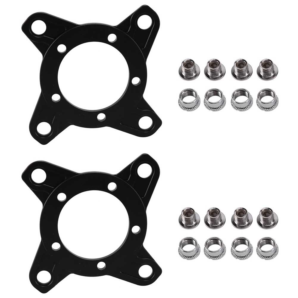 Hacken-2X Ebike Mitte Antrieb Motor- 104BCD Kettenblatt Adapter für Bafang BBS01B BBS02B Motor-: Ursprünglich Titel
