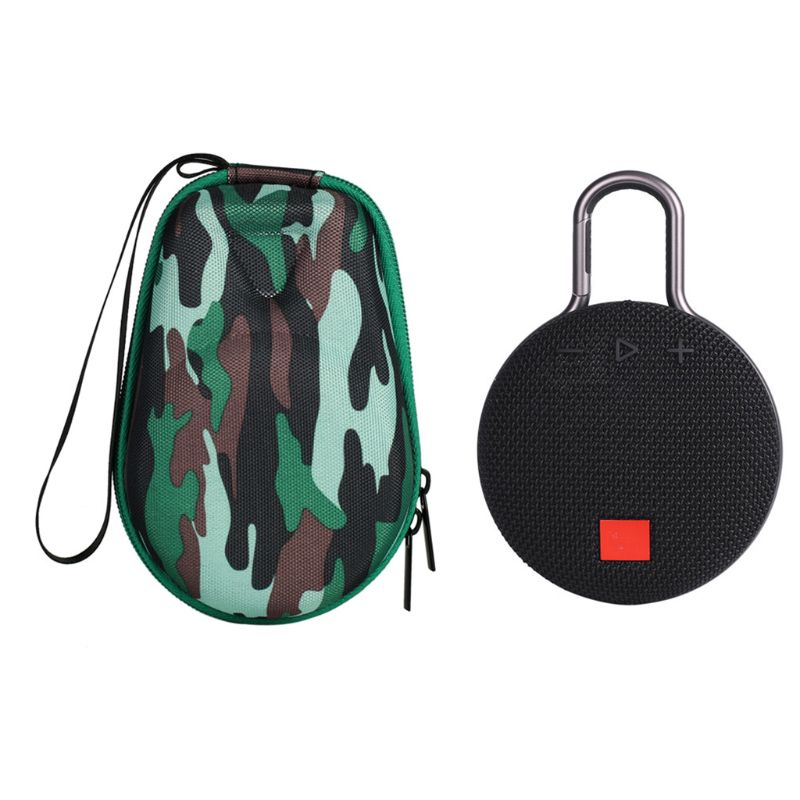 Draagbare Camouflage Patroon Reizen Carry Case Cover Tas Voor Jbl Clip 2 3 Bluetooth Speaker