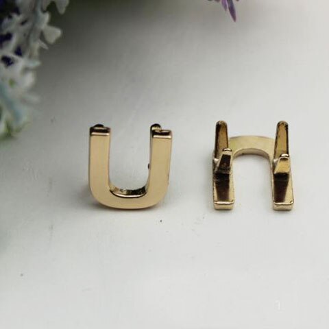 5Pcs Diy Engels 26 Brief Metalen Klinknagels Klauw Studs Voor Tassen Kleding Hoeden Leer Decor Alfabetten Klauw Klinknagel Handgemaakte ambachten