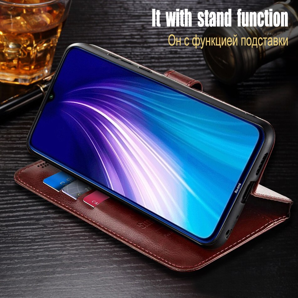 Voor Cover Xiaomi Redmi Note 8 Case Flip Leather Magnetic Case Voor Xiaomi Redmi Note 8 Cover Funda Redmi Note 8 T 8 T Case